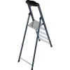 Stehleiter 'SePro S' 1 x 5 Stufen eloxiert
