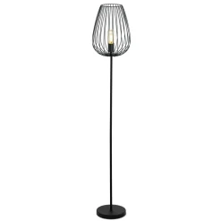 Stehleuchte 'NEWTOWN' E27 schwarz 159,5 cm