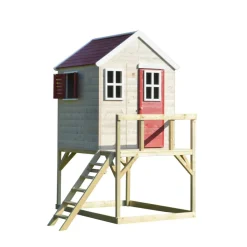 Stelzenhaus 'Storch' Natur Kiefernholz 160 x 190 x 242 cm