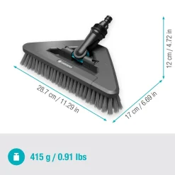 Stielbürste 'Cleansystem soft flex' 28,7 x 17 x 12 cm