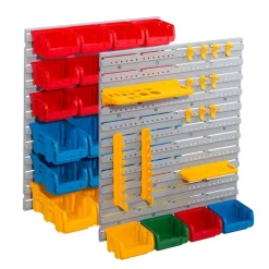 StorePlus Wandsystem 'Set P 43' mit 2 x Endloswand