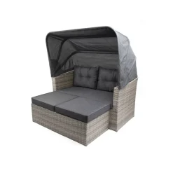 Strandkorb 'Long Island' Aluminium grau