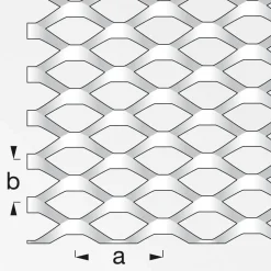 Streckmetall Stahl blank 100 x 60 cm