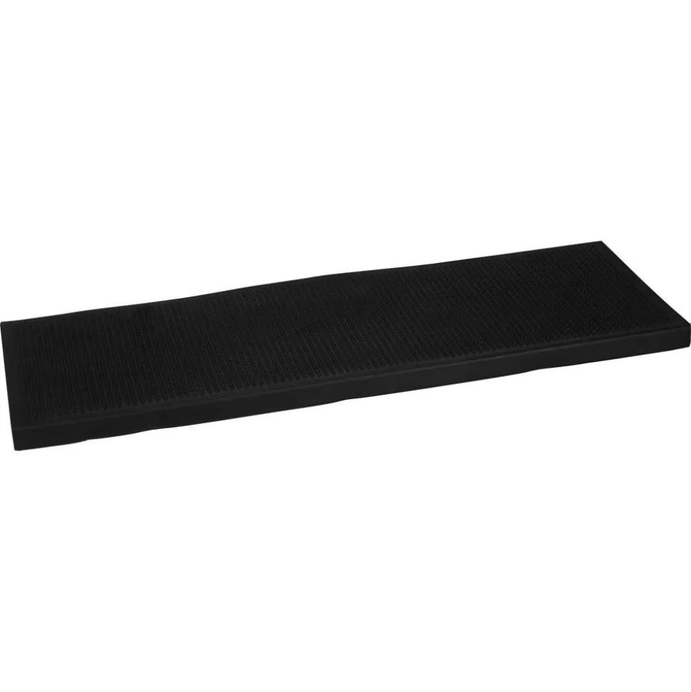 Stufenmatte Gummi schwarz 75 x 25 cm