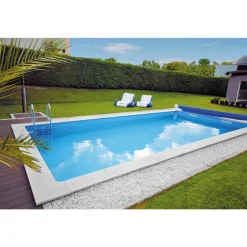 Styroporbecken-Set blau rechteckig 700 x 350 x 150 cm