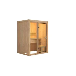 Systemsauna 'Solara 1' naturbelassen 155 x 122 x 198 cm