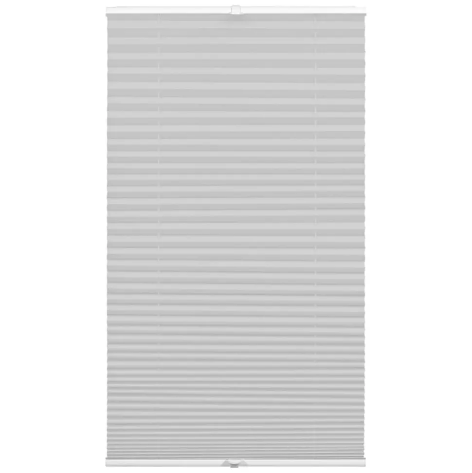 Tageslicht-Plissee 'Concept' grau 80 x 210 cm