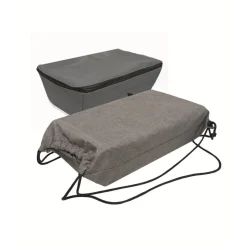 Tasche für Holzkohlegrill 'Aurora' grau 40 x 30 x 32 cm