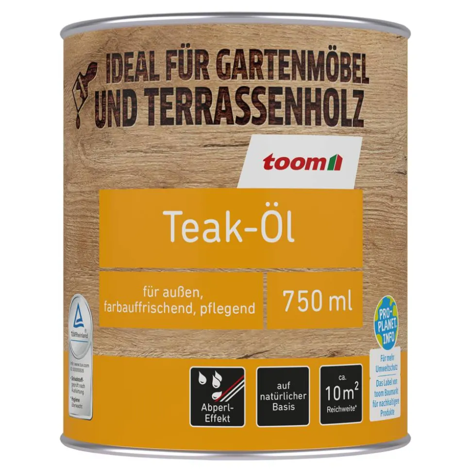 Teak-Öl transparent 750 ml