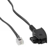 Telefonkabel "Phone & Computer" Standard 10 m schwarz