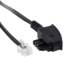 Telefonkabel TAE-N/RJ11 TAL 6236 schwarz 6 m