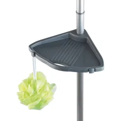 Teleskop-Duschecke 'Compact', 4 Ablagen, silber
