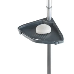 Teleskop-Duschecke 'Compact', 4 Ablagen, silber