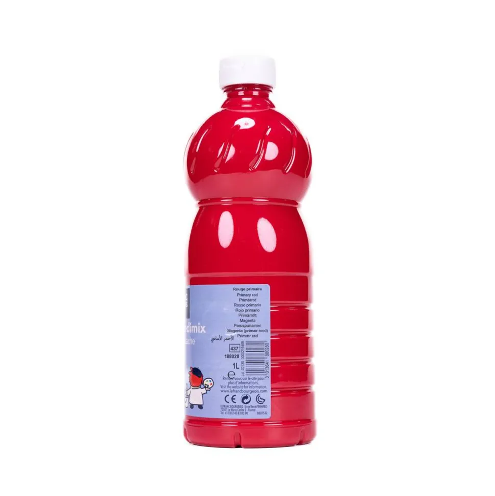 Temperafarbe 'Redimix' primärrot flüssig 1000 ml