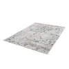 Teppich 'Antea' Blumen blau 133 x 190 cm