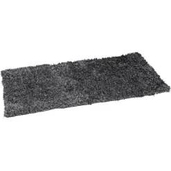 Teppich BB Shaggy 140 x 70 cm grau