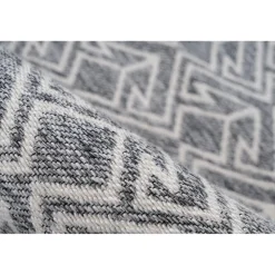 Teppich 'Yoga' grau/creme 160 x 230 cm