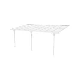 Terrassenüberdachung 'Bruce 556' Aluminium weiß 300 x 556 x 270 cm