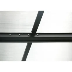 Terrassenüberdachung 'Bruce 617' Aluminium schwarz 300 x 617 x 270 cm