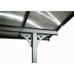 Terrassenüberdachung 'Bruce 617' Aluminium schwarz 300 x 617 x 270 cm