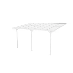 Terrassenüberdachung 'Bruce 435' Aluminium weiß 300 x 435 x 270 cm