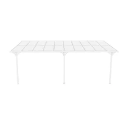 Terrassenüberdachung 'Bruce 617' Aluminium weiß 300 x 617 x 225 cm
