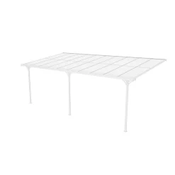 Terrassenüberdachung 'Bruce 617' Aluminium weiß 300 x 617 x 225 cm