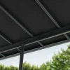 Terrassenüberdachung 'Sierra Cabrio' 295 x 555 cm Alu/Polycarbonat grau