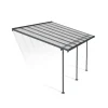 Terrassenüberdachung 'Sierra' anthrazit 295 x 434 cm Polycarbonat transparent