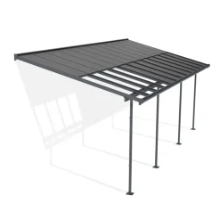 Terrassenüberdachung 'Sierra Cabrio' 295 x 739 cm Alu/Polycarbonat grau