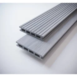 Terrassendiele WPC matt-grau 14,5 x 200 x 2,1 cm