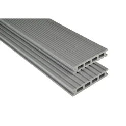 Terrassendielen 'Exklusiv' grau 2500 x 145 x 26 mm