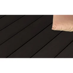 Terrassendielen-Komplettset 'Strukturo' grau/braun 3000 x 3000 mm