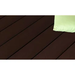 Terrassendielen-Komplettset 'Strukturo' schokobraun 3000 x 4000 mm
