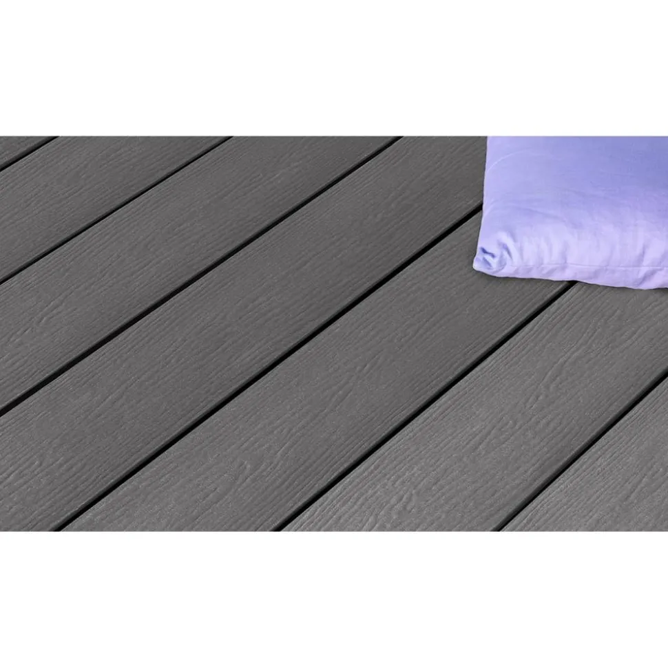 Terrassendielen-Komplettset 'Strukturo' grau 3000 x 4000 mm