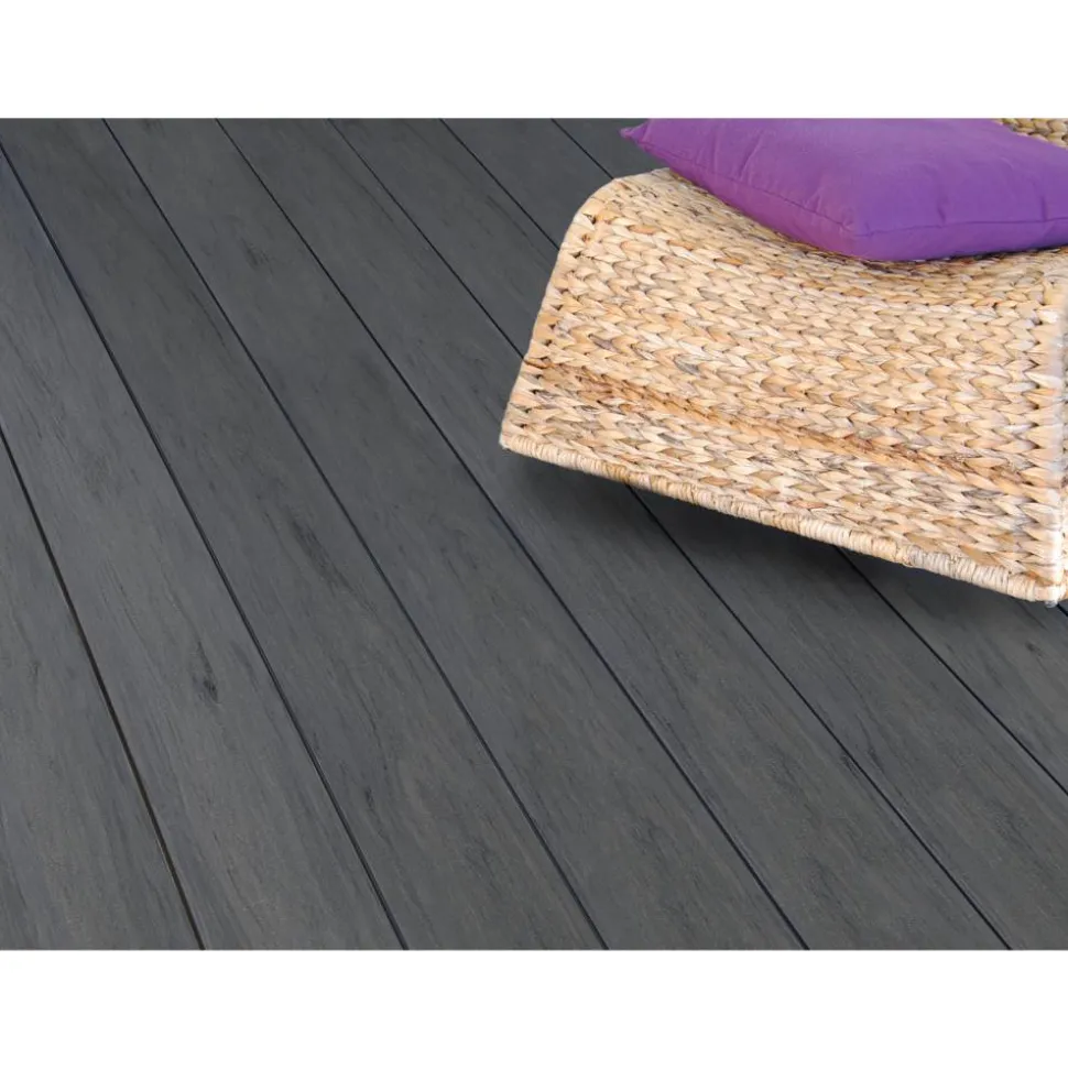Terrassendiele WPC eichefarben 1000 x 145 x 20 mm
