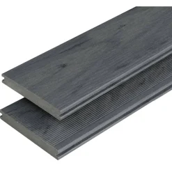 Terrassendiele WPC eichefarben 1000 x 145 x 20 mm