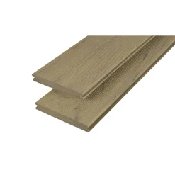 Terrassendiele WPC eschefarben 1000 x 145 x 20 mm