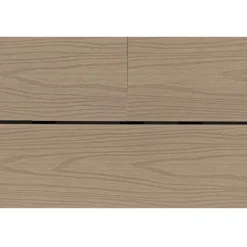 Terrassen-Komplettset 'strongWood solid db' muschelfarben/steinfarben 20 qm