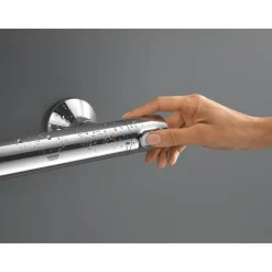 Thermostat-Duscharmatur 'Precision Flow' chromfarben