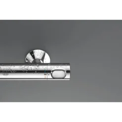 Thermostat-Duscharmatur 'Precision Flow' chromfarben