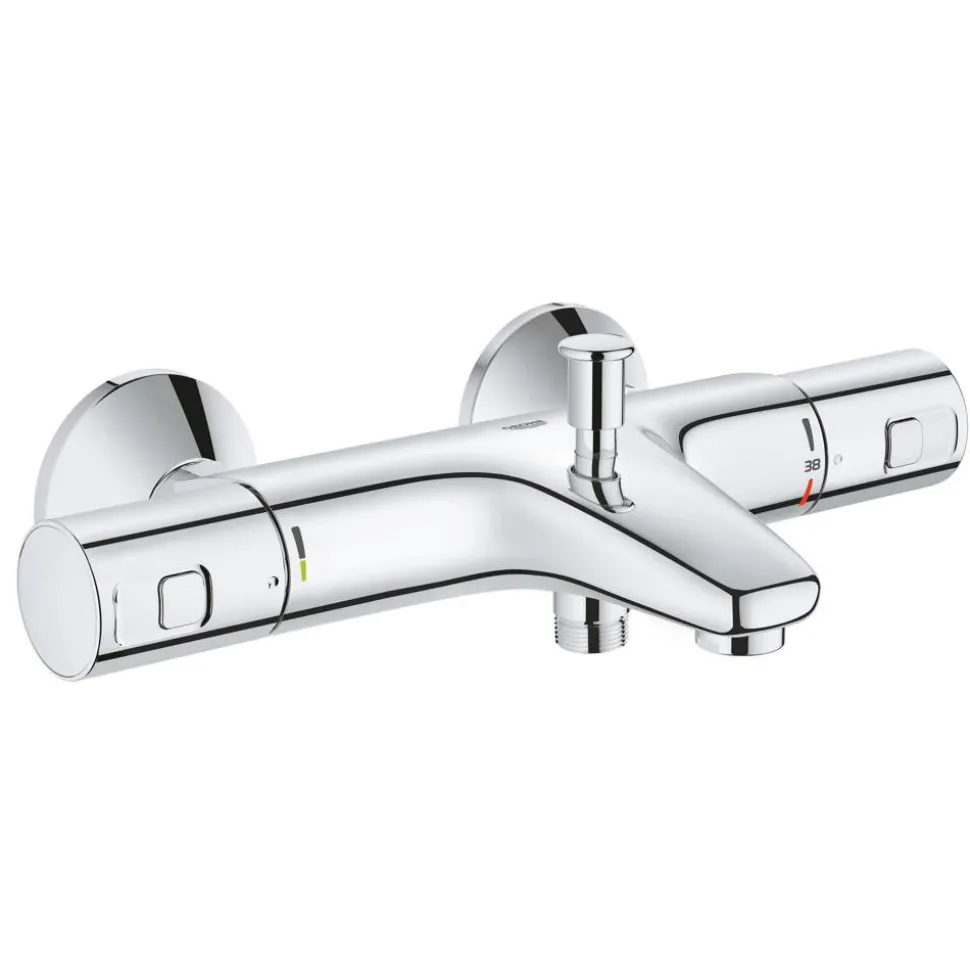 Thermostat-Wannenbatterie 'Precision Start' verchromt