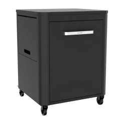 Tisch schwarz 124 x 83 x 60 cm