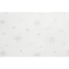 Tischdecke 'Stellato' weiß/silber 220 x 140 cm