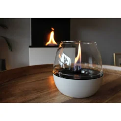 Tischfeuer 'Tulpe' weiß 300 ml