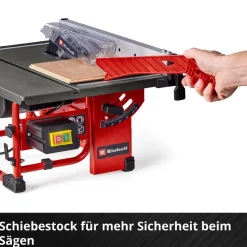 Tischkreissäge 'TC-TS 8 I' 800 W rot