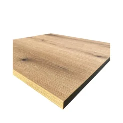 Tischplatte Dekorspan Küsten Eiche 200 x 80 x 2,7 cm