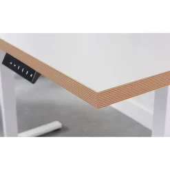 Tischplatte Dekorspan weiß 160 x 80 x 2,5 cm