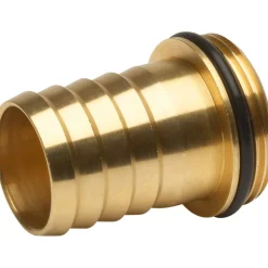 Tülle mit Bund und O-Ring Messing 1 1/2" x 1 1/2" AG