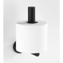 Toilettenpapierhalter 'Bosio' Edelstahl schwarz